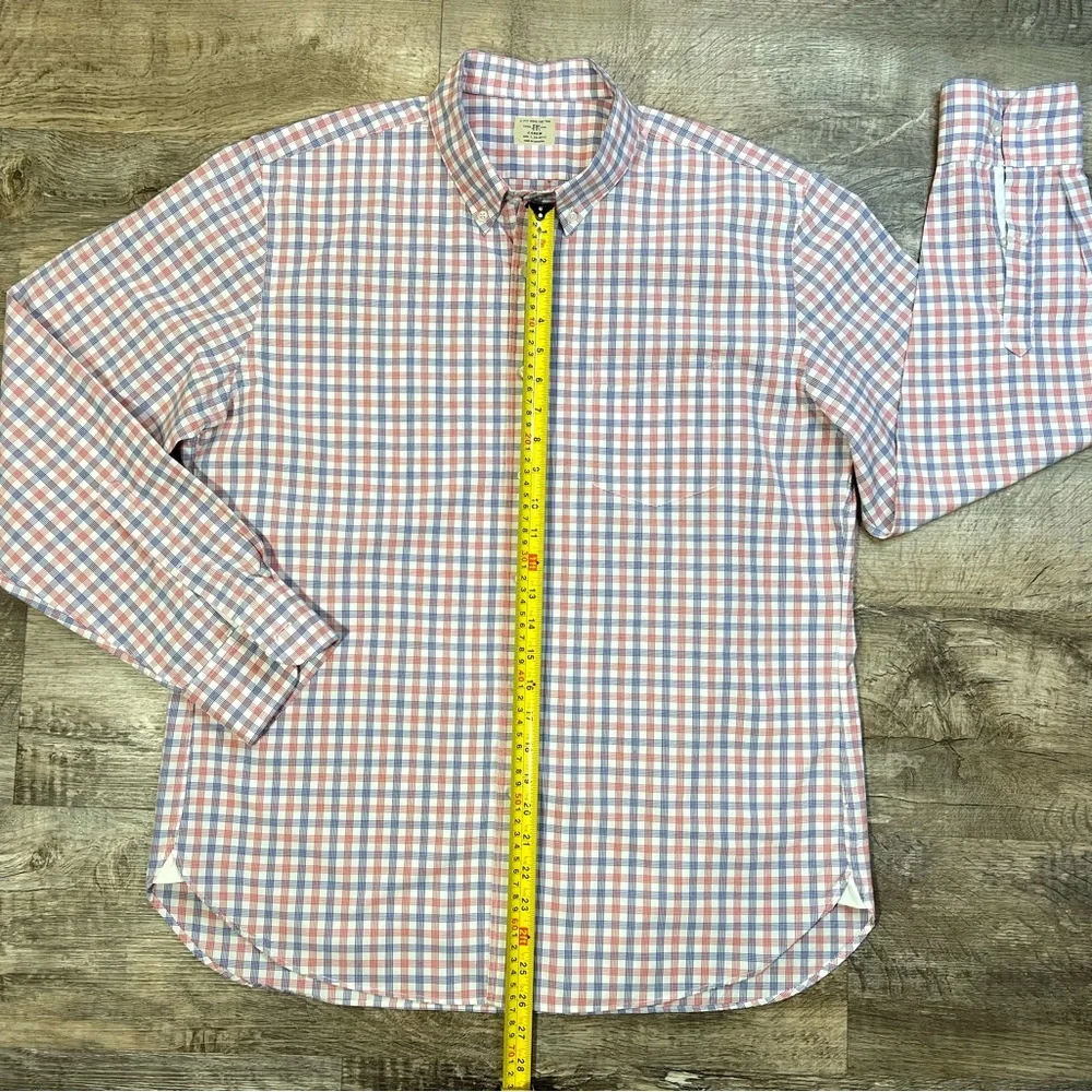 J. Crew Men’s Shirt long sleeve Size Large 100% Cotton 🧵 🪡 - Picture 9 of 15